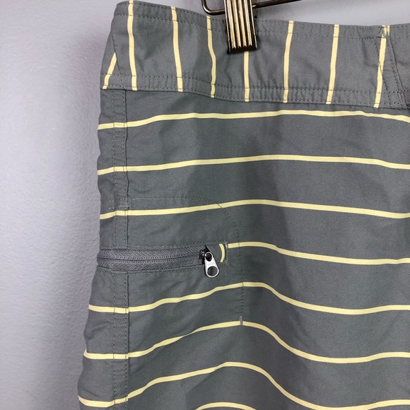 Patagonia SwimSuit Shorts Striped Gray 34 - Picture 3 of 6